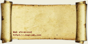 Dijana Vilimonović vizit kartica